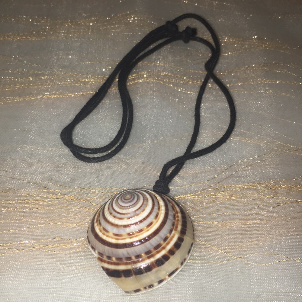 A Spiral Shell Necklace